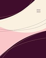 Monthly Planner 2022-2023: 2 Year Monthly Planner & Calendar. January 2022 to December 2023. 8" x 10", Large (Purple Swirl) null Book Cover