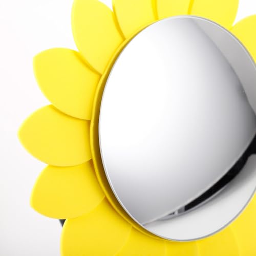 Miroir pince jaune réglable à angle ajustable pour bureau