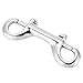 SolUptanisu Diving Hook,Silver Stainless Steel Double Ended Clip Hook Bolt Snap Diving Buckle (65mm)