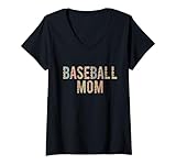 Photo Gallery donna baseball mom leopard print baseball festa della mamma maglietta con collo a v Photo Gallery donna baseball mom leopard print baseball festa della mamma maglietta con collo a v