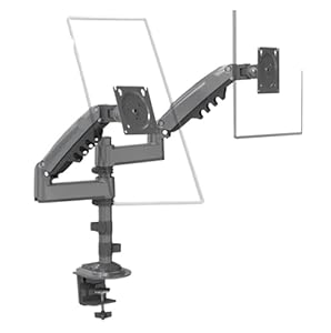 ZCERA H180 Dual Monitor Tischständer 17-27 Zoll