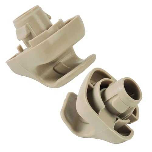 UpAmcarker 88217S01A01ZA Interior Sun Visor Clips Sunvisor Retainer Clips Sunvisor Clip Compatible with Civic CR-V Acura TSX RSX, 88217-S04-003ZA (Beige)