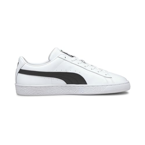 PUMA Baskets Basket Classic XXI pour Homme, Puma White Puma Black, 37 EU