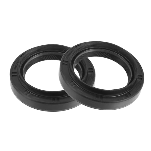 uxcell 2pcs Engine Crankshaft Oil Seal for Toyota 4RUNNER 1996-2014 for Toyota FJ CRUISER 2007-2014 Durable Rubber Car Oil Seal