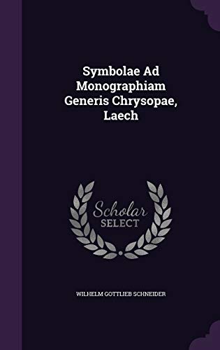Symbolae Ad Monographiam Generis Chrysopae, Laech