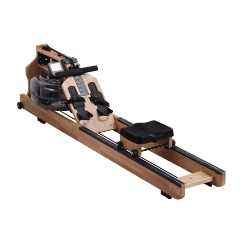Eeeza Wooden Foldable Water Rowing Machine - Wood