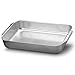 Casserole plat rectangulaire Bas deux poignées fixes professionnelle Fasa en aluminium 55x36cm H6cm