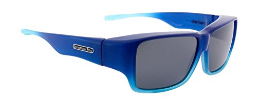 Jonathan Paul Fitovers Oogee Large Blue Ombre Polarized Gray Sunglasses