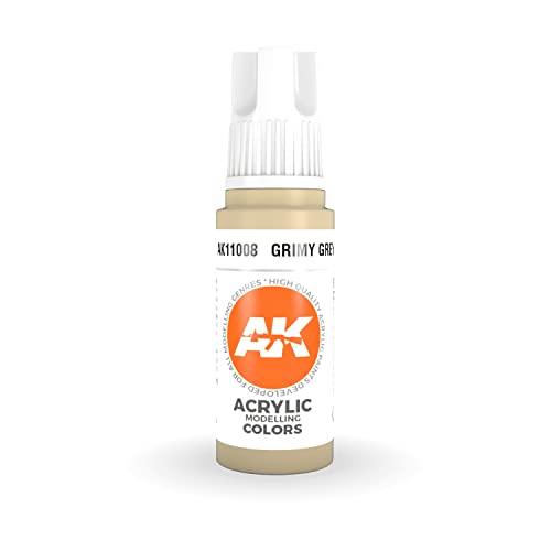 Ak Interactive 3Rd Gen Acrylic Grimy Grey 17Ml