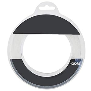 100M Nylon Zeevislijn, Wit Transparant Hoogwaardige Vislijn Supersterk Herstel UV-bestendig Visdraad voor Zeevissen