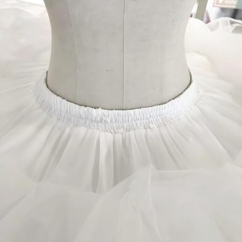 Women Crinoline Petticoat A-line 7 Hoop Skirt Slips Long Underskirt for Wedding Bridal Dress Ball Gown Women4