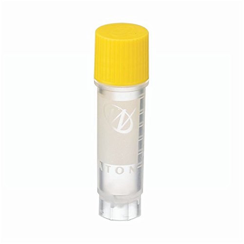 CryoELITE 2.0ml Cryogenic Vials, 12 x 49mm, Sterile, Yellow, 100 per Case