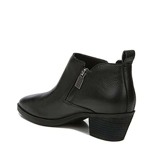 Vionic Cecily Women's Ankle Heeled Boot Black Wp Tmbl Lthr - 8 Medium #TOP7