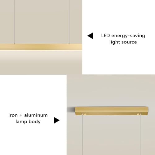 Lustre suspension LED réglable en hauteur à intensité variable 100cm - 5
