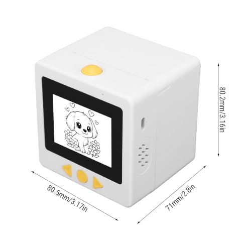 Hyuduo AI Smart Printer with Voice Control and 2.4 Inch IPS Screen Thermal Sticker Maker Machine for Kids Crafts Scrapbooking Gift Wrapping Rechargeable Inkless Mini Sticker Printer - Image 3