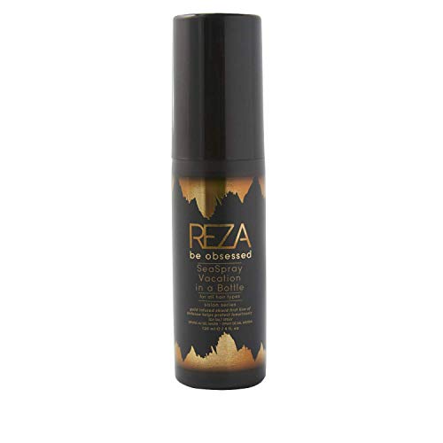 Reza Vacation in a Bottle Sea Spray: Luxury Volumizing Hair Spray, Adds Texture and Fullness, Sulfate Free, Paraben Free, Tames Frizz, for All Hair Types, 4 Fl. Oz.