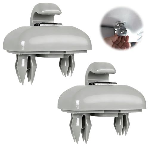 2 Stück Sonnenblende Clip für Audi A4 B8 Sonnenblende Halterung, für Audi Sonnenblendes Halterung mit A1 A3 A4 A5 Q3 Q5 (8E0 857 562) A7 B6 B7 B8 S4 S5, Blendfreie Autozubehör