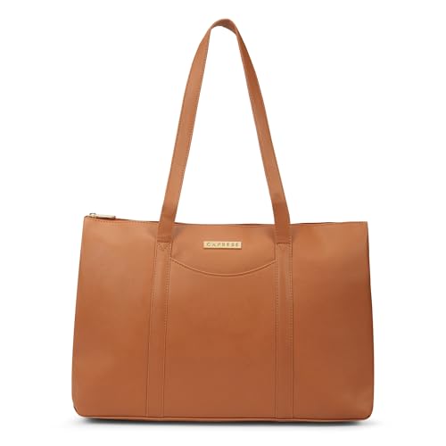 Image of Caprese Basil Large Tote Bag for Women with Shoulder Straps | Fits Up to 16 Inch Laptop| Stylish Handheld Bag, Multi-Compartment Design for Work, Travel, Shopping | Essentials & Daily Use