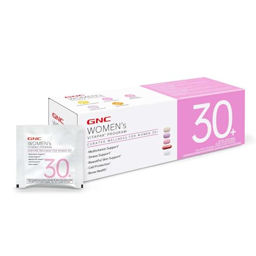 GNC Women's 30+ Vitapak Program | Daily Vitamins and Minerals - 30 Servings