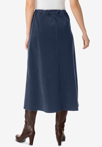 Woman Within Plus Size Corduroy Skirt2