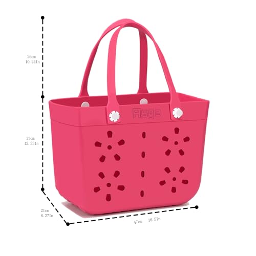 Asge Rubber Beach Bag Waterproof Sandproof Large Beach Tote - Durable, Non-slip, And Easy-to-Clean2