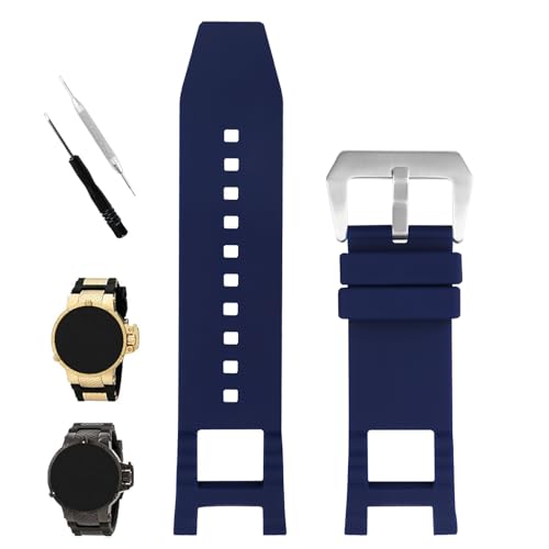 XIW 28mm Invicta Subaqua Noma III 0736 0779 0924 1149 1150 14942 1577 5511 6043 10104 �S�����v�o���h (�u���[), �u���[, 28mm×26mm, �N���V�b�N