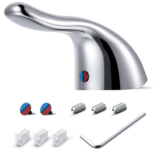 Avenuebool Lever Handle Kit and Handle Screw Kit, Compatible with American Standard M962160-0020A and 030126-0070A, for Single Lever Pressure Balance Bath and Shower, Polished Chrome