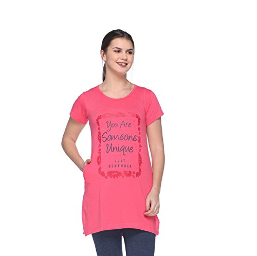 Image of In Love Women's Plus Size Cotton Printed T-Shirt with Pocket - Combo Pack of 2