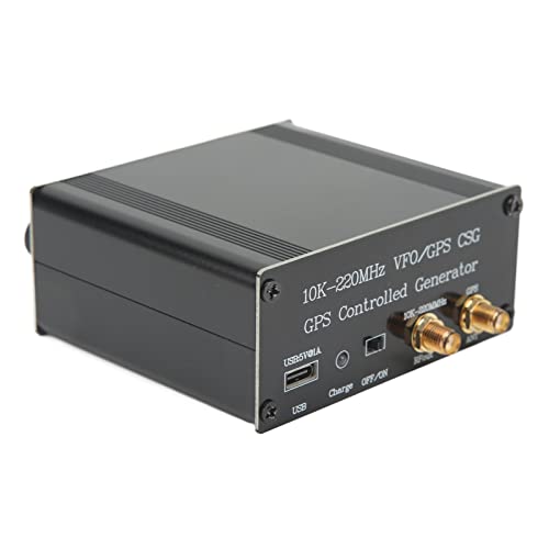 Mavaol Portable Signal Generator 10kHz to 220MHz Ultra Precise Frequency Accuracy Harmonic Suppression Compact Design for Field Testing and RF Applications