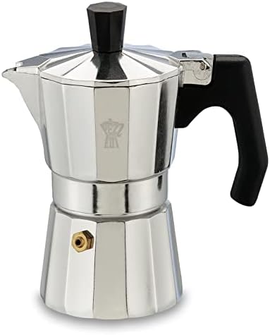 Moka PINTINOX Capri Full Induction - Caffettiera 3 Tazze Per Induzione, Alluminio, Made In Italy