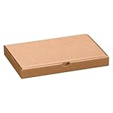 Résistante. Générique Boîte postale extra plate - Format A5, Marron, Papier, 50 pièces, Boîte de transport, SHIPPING_BOX