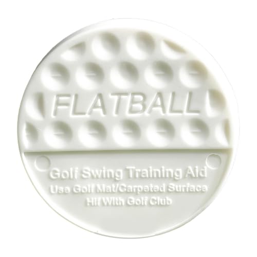 Flat Golf Ball Golfer Gift Golf Practice Ball for Driving Range Home Office