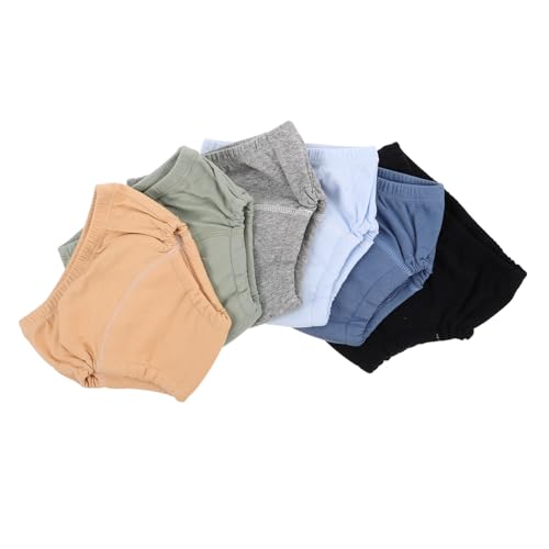 Ipetboom Baby Diaper Pants Cotton Training Pants for Newborn Boys Girls Absorbent Leakproof Breathable Potty Training Assorted Color