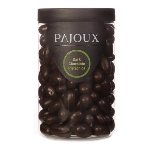 Pajoux Dark Chocolate Pistachios Gift Jar Cover