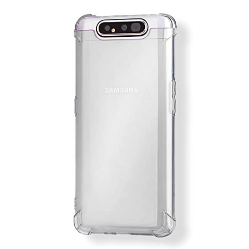 Image of Helix Bumper TPU Crystal Clear Transparent Back Cover Case for Samsung Galaxy A80 - Bum Transparent