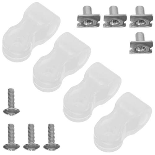 BESPORTBLE 4 �Z�b�g�V���o�[TPE�f�ރw�����b�g���i�Z�b�g �w�����b�g�p�X�N�����[�N���b�v�i�b�g���b�V���[�L�b�g �ȒP�����Ђъ��ꑦ�C�� ���Z�t�b�g�{�[�������⋣�Z�p�R���p�N�g�P�[�X�t��