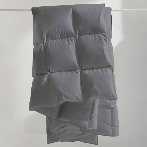 Bafode Throw Blanket, Feather Down Throw Blanket for Couch, Soft Lightweight Blanket for Indoor