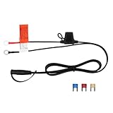 コミネ(KOMINE) バイク用 12V電源接続ハーネスセット ブラック EK-104 1161