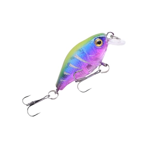 JCUGSBS 8 Pezzi Esca Gomma di Pesca, Pesci di Gomma, Esche Artificiali Silicone Spinning per Trota, per Acqua Dolce O Salata