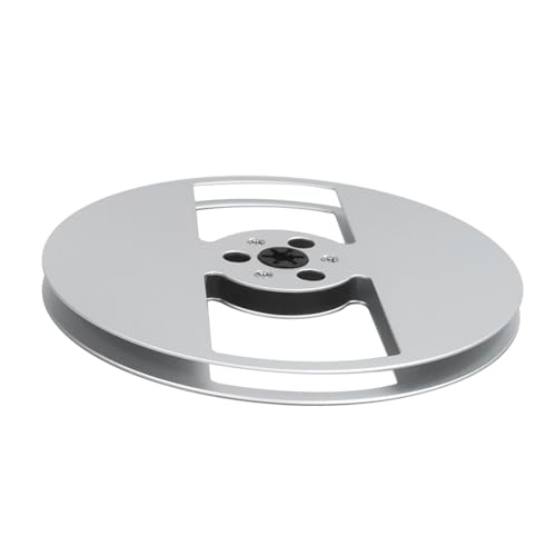 Yunyaobrand 1/4 7inch Empty Reel for Reel to Reel Tape Recorders for Open Reel Sound Deck, Aluminum Alloy Reel