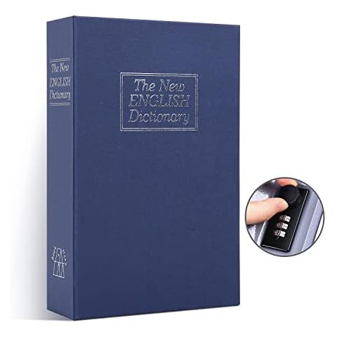 Ohuhu Book Safe with Combination Lock Cover