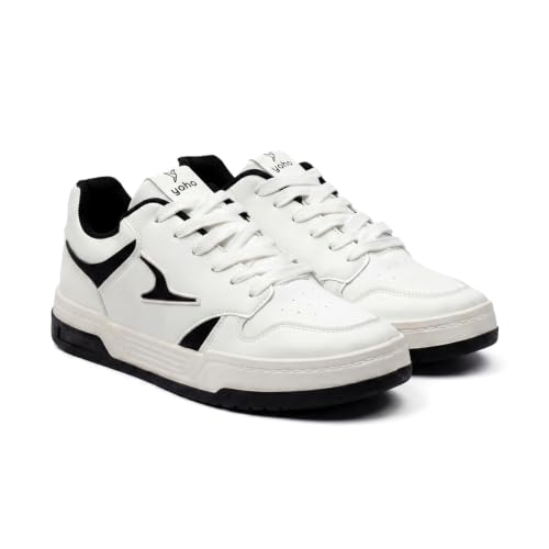 Image of YOHO Men's Sneakers Flo | Stylish & Comfortable | Low Top, Lace Up Casual Shoes for Man /Gents