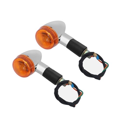 Clignotants moto universels ambre idéals pour la rénovation de vos indicateurs lumineux de route