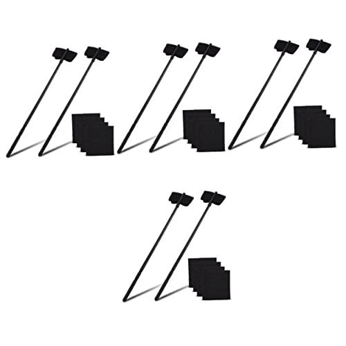 Totority 4 Sets Flute Cleaning Tool Set Flute Cleaning Cloth Rod Multi-use for Musical Instruments