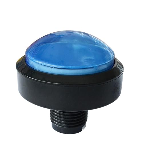 Bouton interrupteur réinitialisation machine 60 mm grand cercle bleu - 6