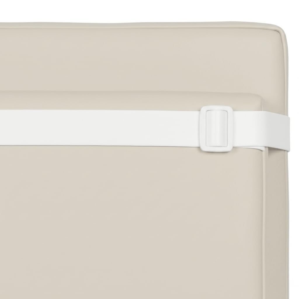 Ferocity Cuscino per lettino da giardino 192x58x4 cm pieghevole | Cuscino per lettino a rotelle resistente alle intemperie e lavabile con fodera rimovibile | Modello BEIGE [145]