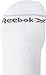 Reebok Mens Low Cut Socks - 8 Pack Stretch Performance Basic No Show - Flat Athletic Socks for Men (Shoe Size 6-12.5), Size 6-12.5, All White