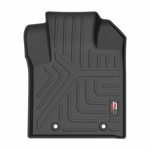 Image of GFX 3D Life Long Car Floor Mats, Compatible with XUV-700, 6 Seater with Trunk (2021) Onwards, Black, Set of 5