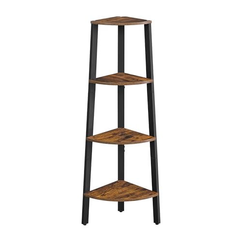 VASAGLE 4-Tier Corner Shelf Stand ULLS34X