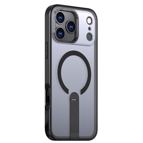 Coque iPhone 17 Air avec béquille de chargement sans fil et dos transparent
